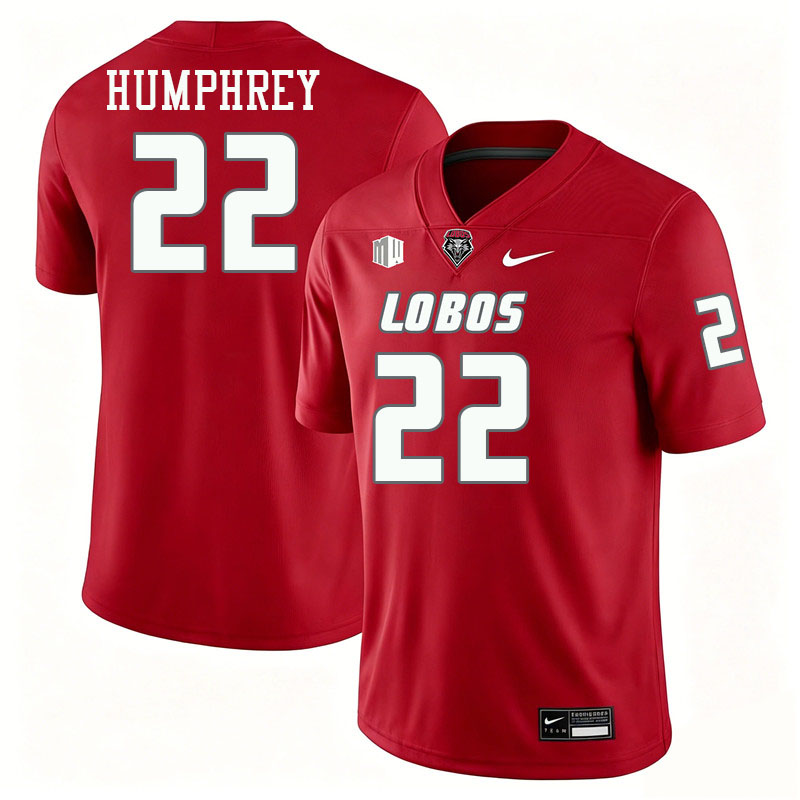 New Mexico Lobos #22 Scottre Humphrey College Football Jerseys,Uniforms-Red